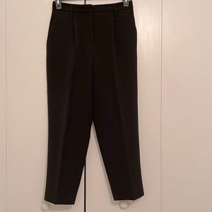 High waist polyester pants